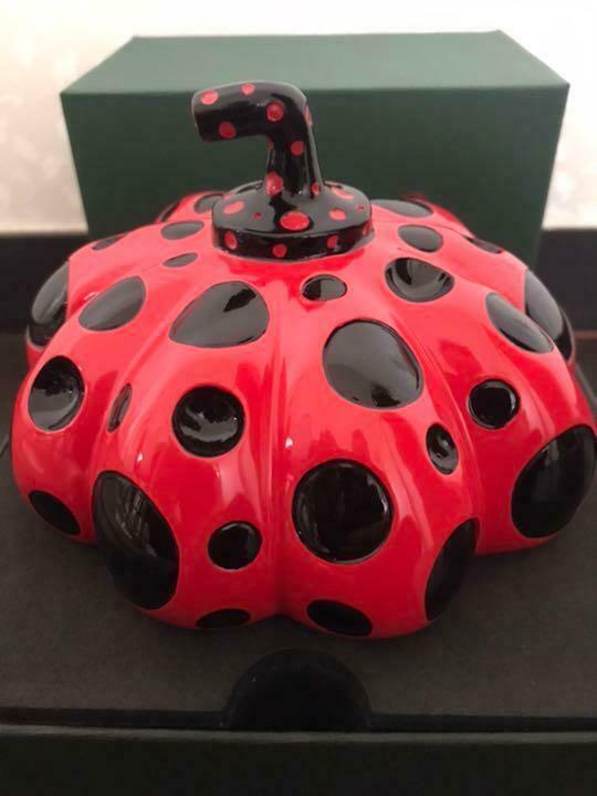 Kusama Yayoi Naoshima island limited object red pumpkin rare Japan