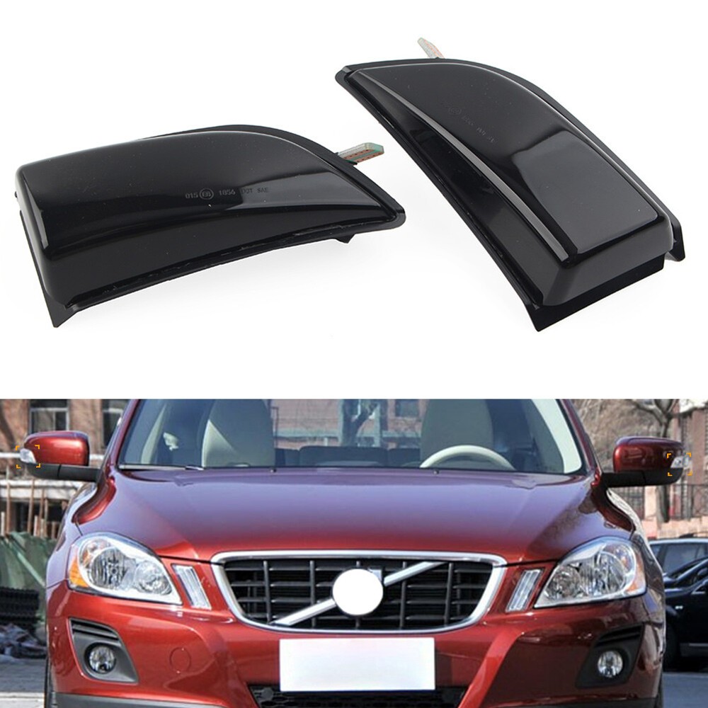 For Volvo XC60 Dynamic Indicator Turn Signal Light Rearview Mirror Blinker Lamp