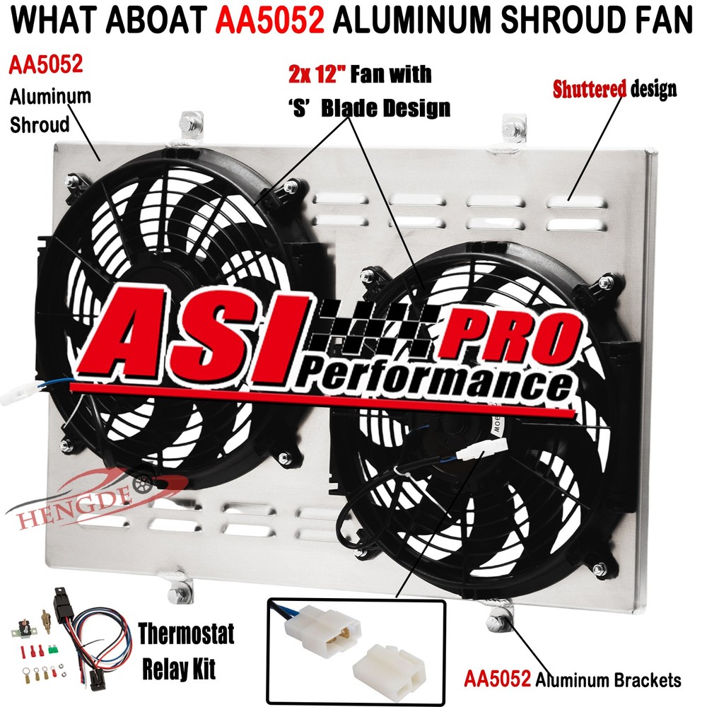 Aluminum Shroud Fan Relay Fit 1969-1973 Ford Mustang Torino Mercury Marquis 5.8L