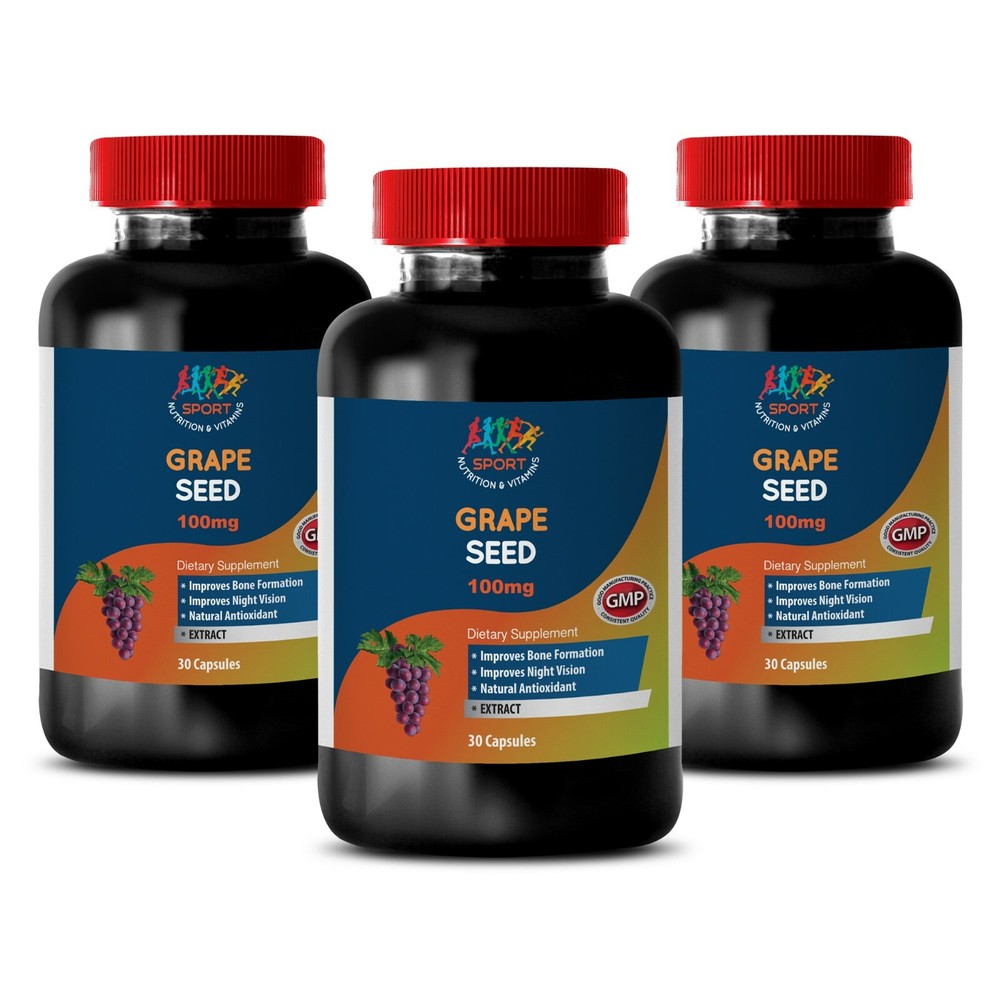 Natural Grapeseed Oil - GRAPE SEED 150MG EXTRACT - Pure and Potent Ingredient 3B