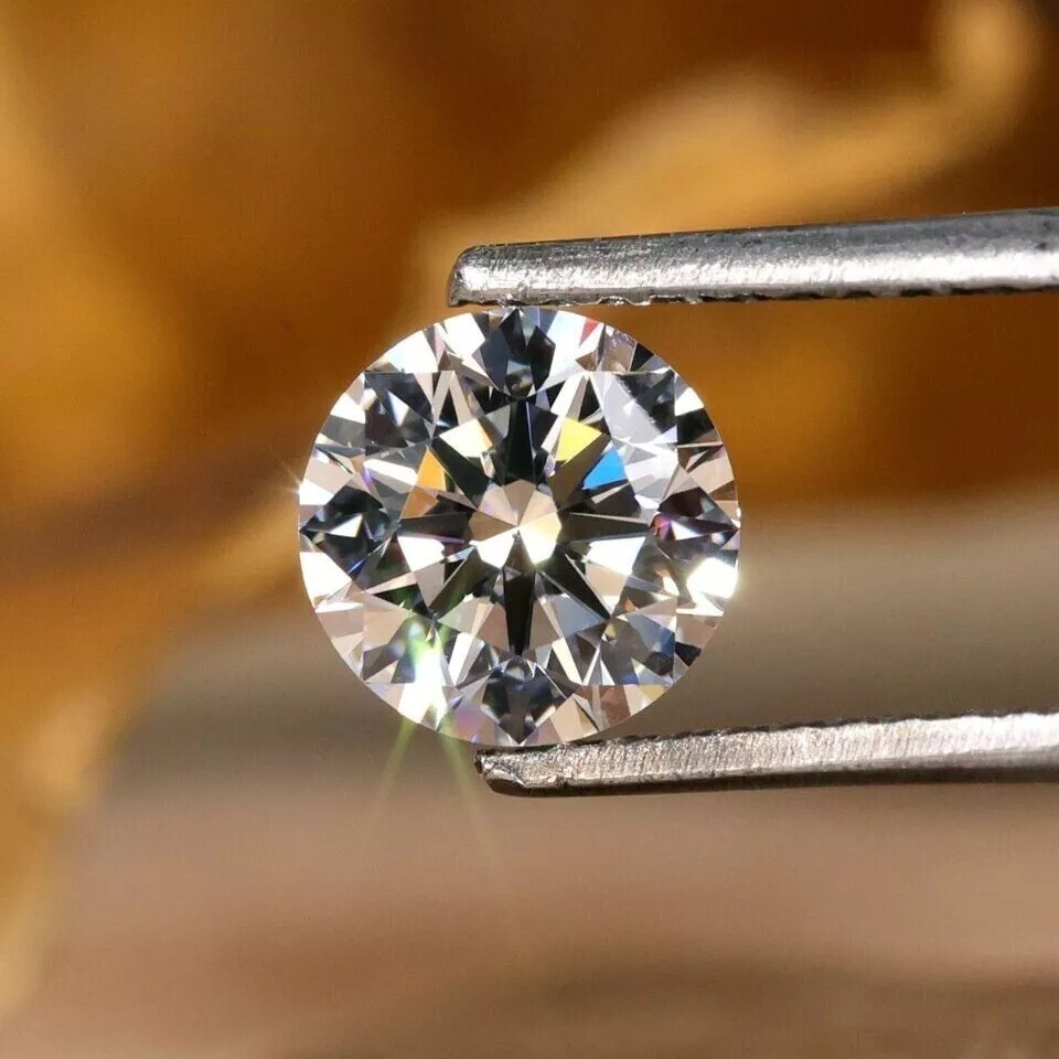3.20 Ct Certified Natural Diamond Round Cut White Color D Grade VVS1 !