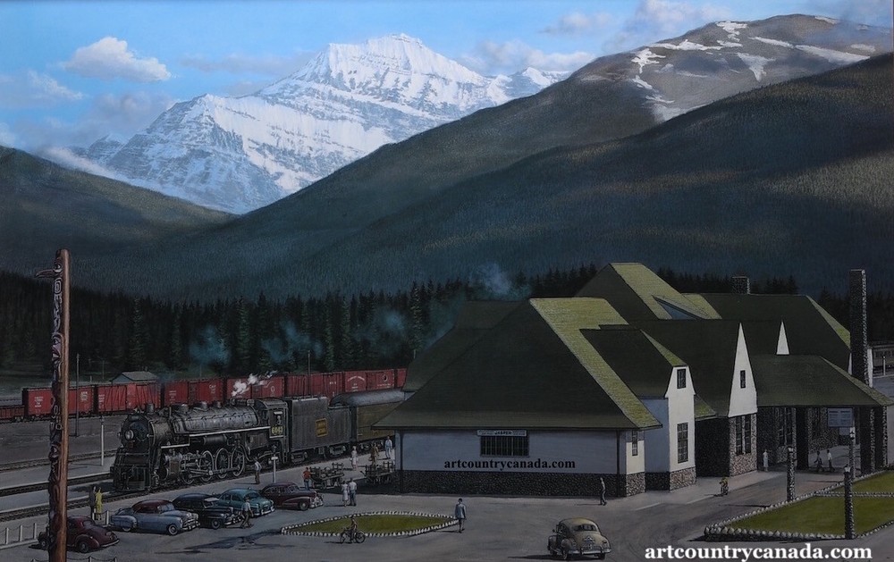 Max JACQUIARD Jasper Station Canvas ART 21