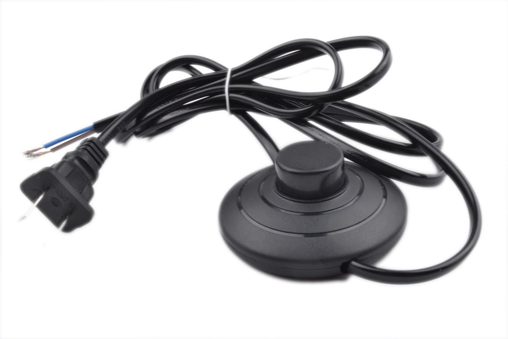 Foot Pedal Switch for Lamp On-Off Control with Wire Plug