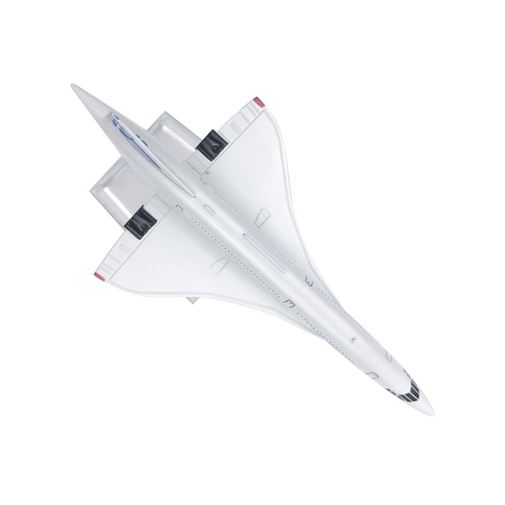 White Air France Concorde Plane Model Toy Diecast Collection Scale 1:400