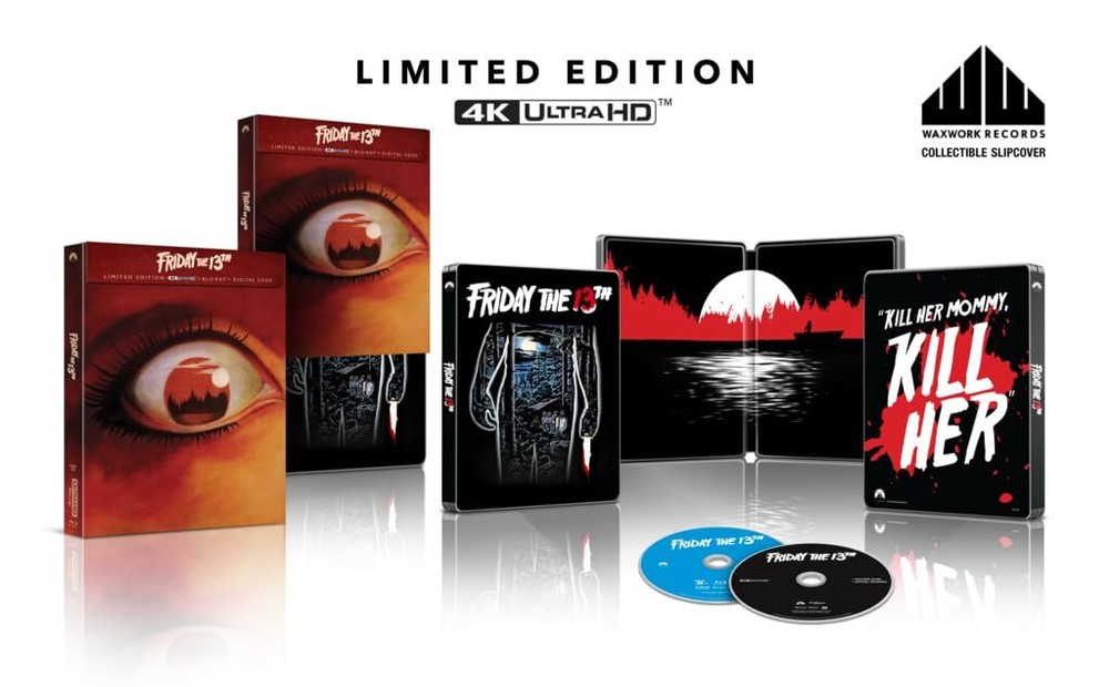 Friday the 13th (4K UHD Blu-ray) Kevin Bacon Betsy Palmer Adrienne King