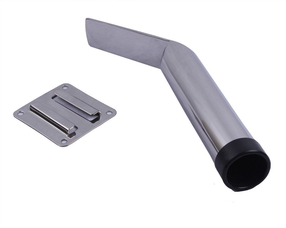 Stainless Steel Marine Boat Rod Holder Removable Slide Mount for Fishing