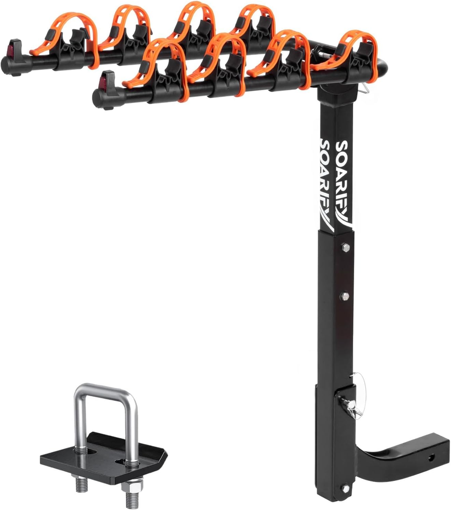 Hitch Bike Rack Mounts on Car, SUV, RV, 2