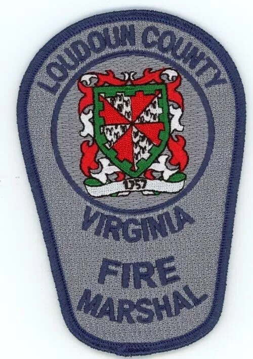 VIRGINIA VA LOUDOUN COUNTY FIRE MARSHAL NICE SHOULDER PATCH POLICE SHERIFF