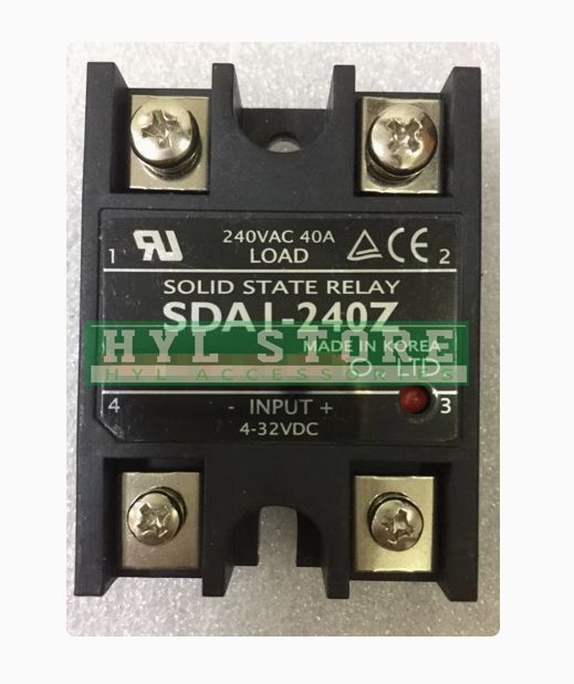 1PC New For SDA1-240Z 40A 240VAC 4-32VDC Solid State Relay