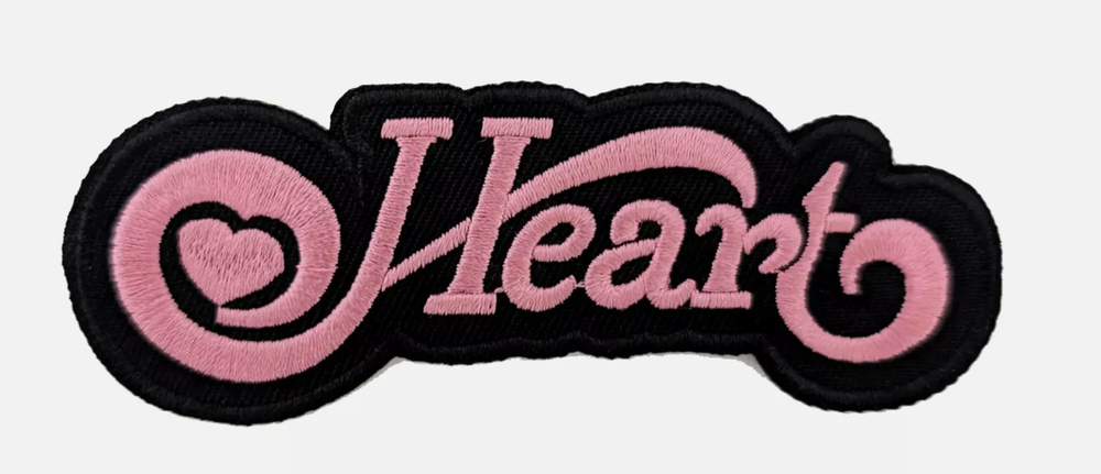 HEART - PACIFIC NORTHWEST ROCK BAND 1973 - Embroidered Iron-On Patch