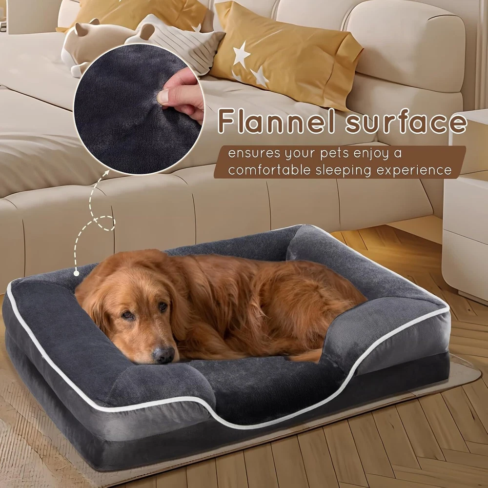 Curated visual reference: Picture Idea: 35 Orthopedic Foam Dog Bed Waterproof Pet Mattress With Washable