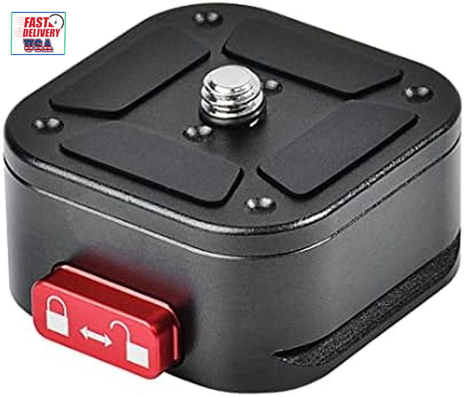 Quick Release Plate, Camera Tripod Mount Arca Swiss QR Plate Fast Claw Clamp Com