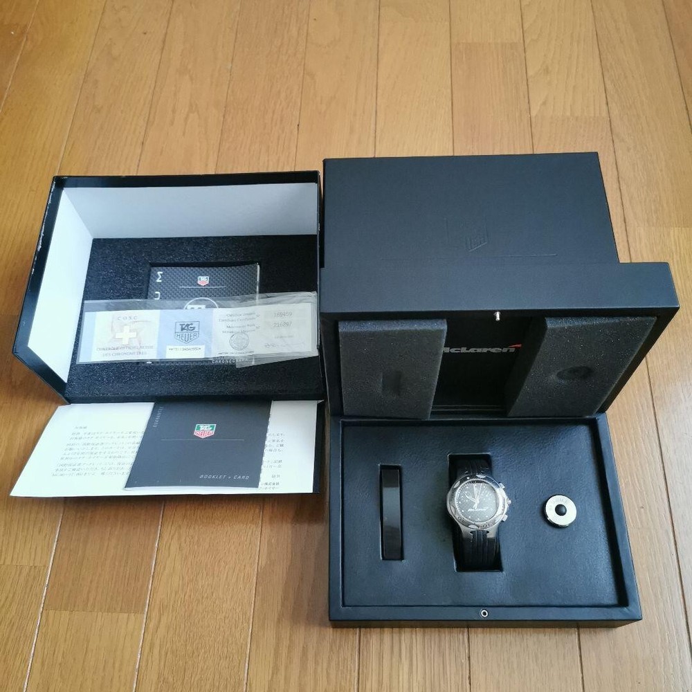 Tag Heuer Watch Kirium Ti5 McLaren MP4-16 Wrsitwatch Chronograph Limited 999