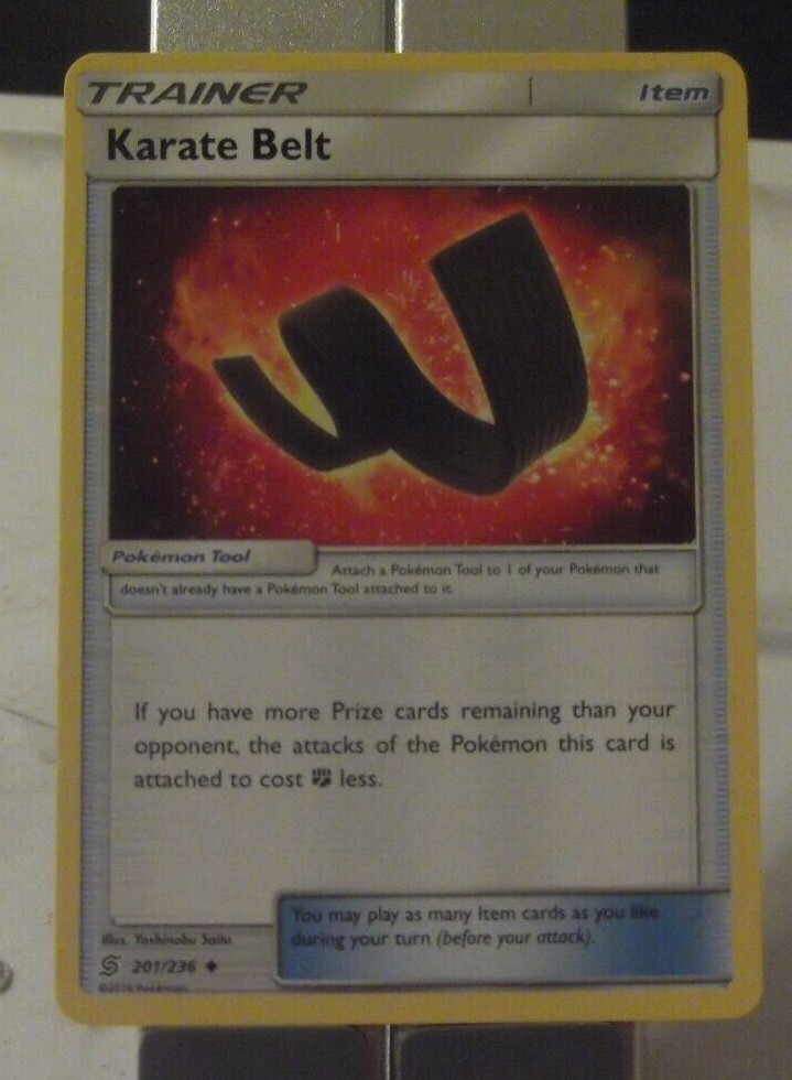 108PK201 NM Karate Belt 201/236 Unified Minds Trainer Card-image