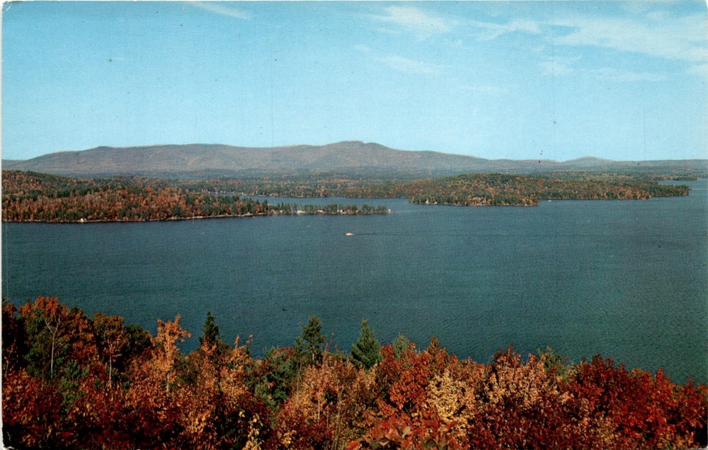 Lake Winnipesaukee, Lakes Region, New Hampshire, Brickyard Mountain, Postcard