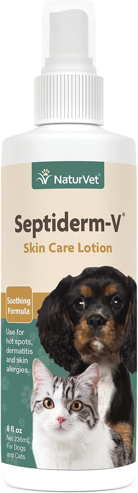 Septiderm-V Skin Care Lotion for Dogs & Cats – Soothes & Protects Pet Skin-image