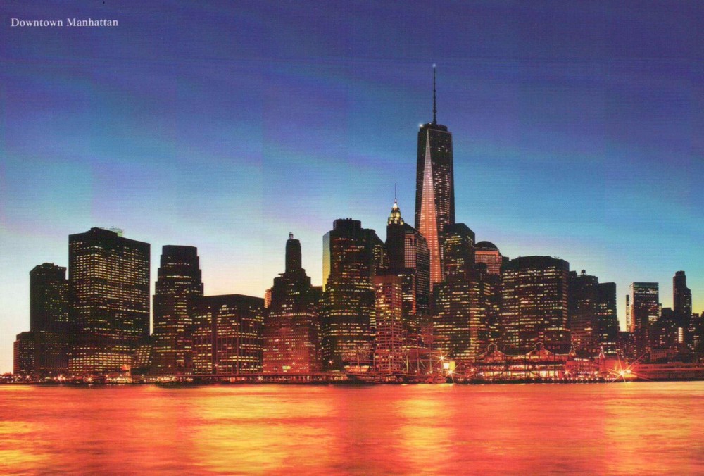 One World Trade Center, Freedom Tower Manhattan New York City Skyline - Postcard