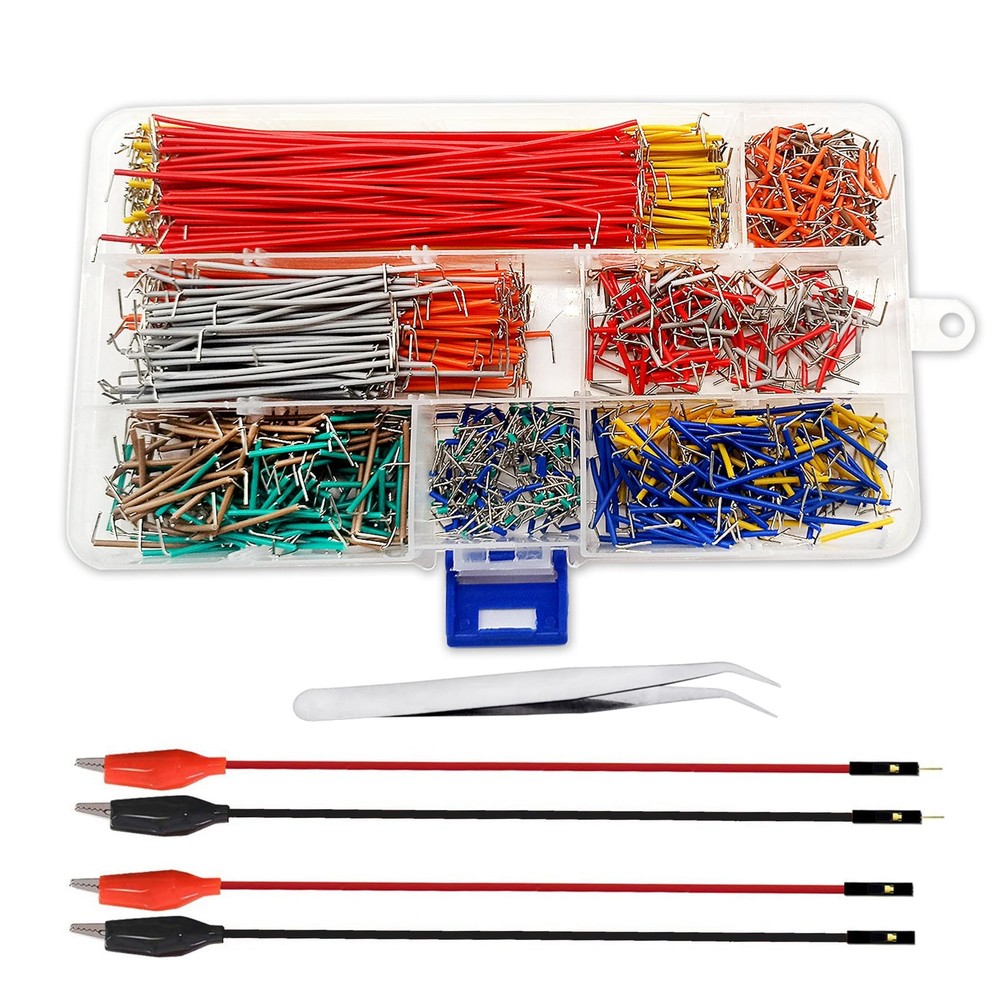 840Pcs Breadboard 840pcs Jumper Wires + 4pcs Alligator Clips, [MULTIPLE]