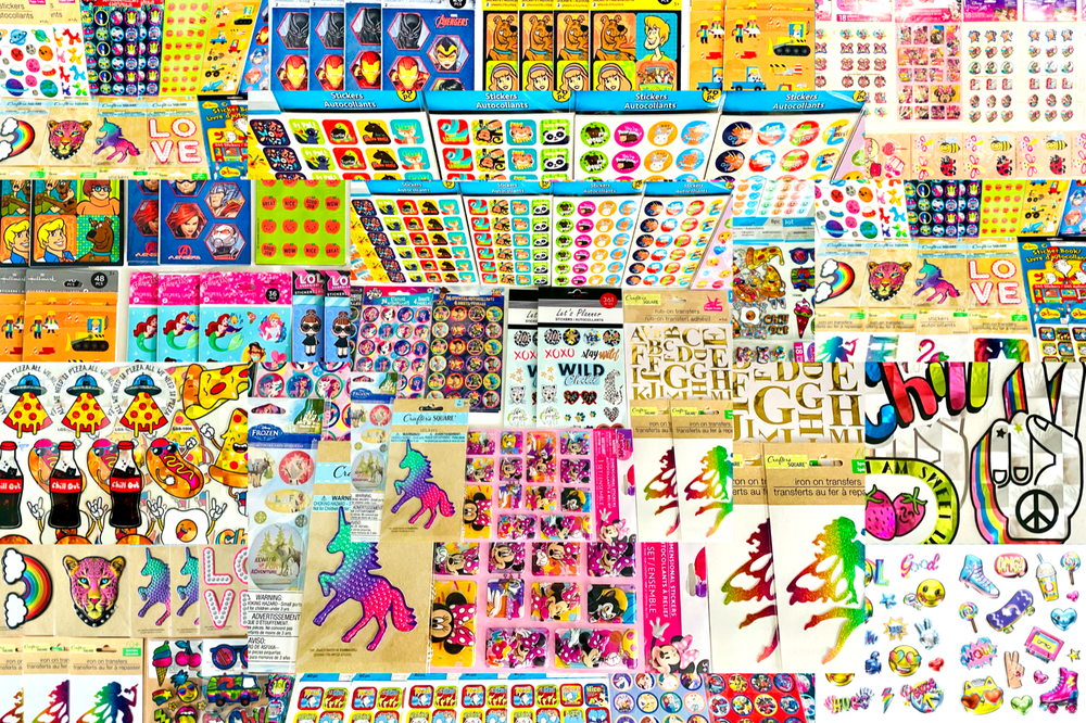 Bulk Stickers Kit for Planners, Crafting, and Scrapbooks with Fun Variety Themes | Over 1099 Pieces