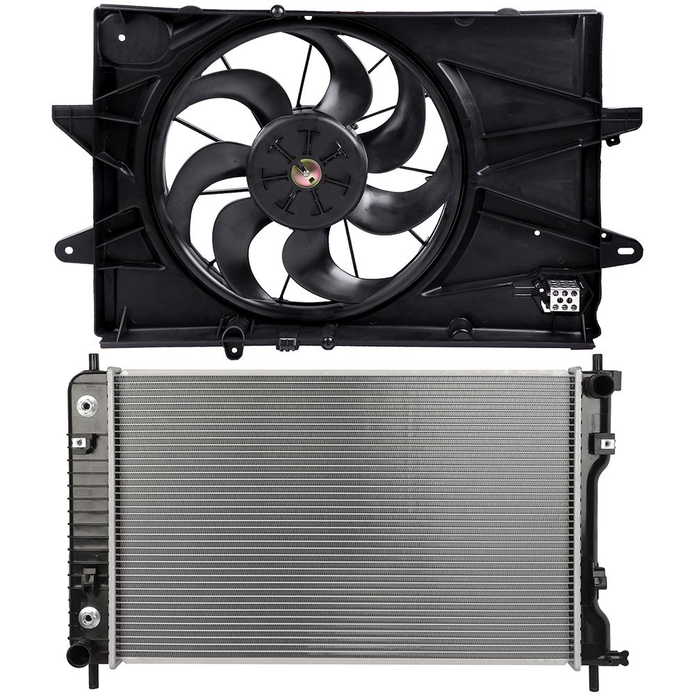 PICKOOR Electric Radiator Cooling Fan Kit For Chevrolet Equinox GMC Terrain