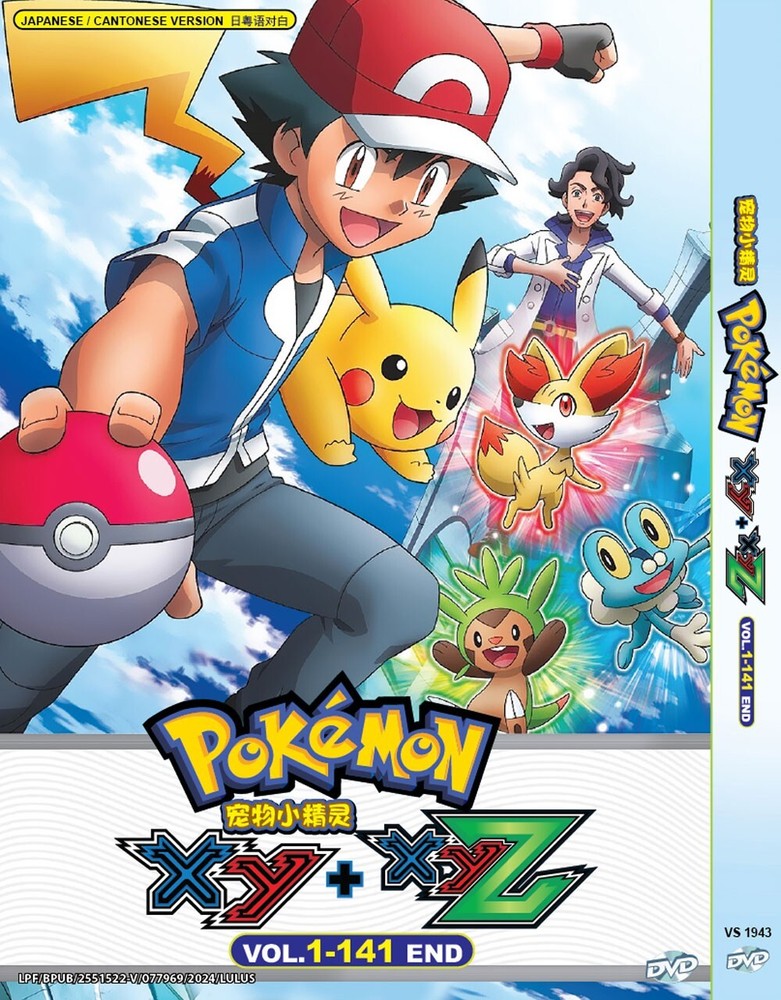 Anime DVD Pokemon XY & XY&Z Vol 1-141 Complete Series English Sub Region Free