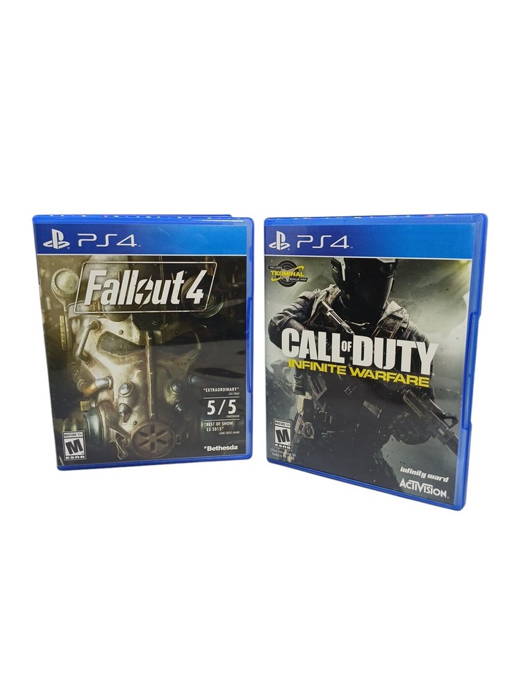 Fallout 4 and Call Of Duty Infinite Warfare PS4 games EXCELLENT CONTDITION