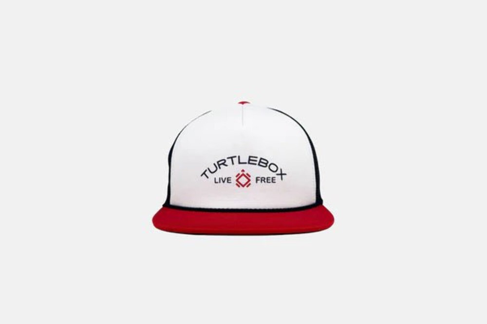 Turtlebox Old Glory Foamer Trucker Hat with Patriotic Design