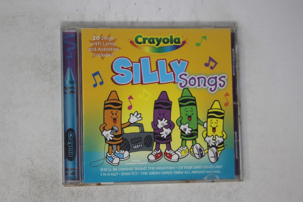 Crayola Silly Songs CD 20 Songs with Lyrics and Activities