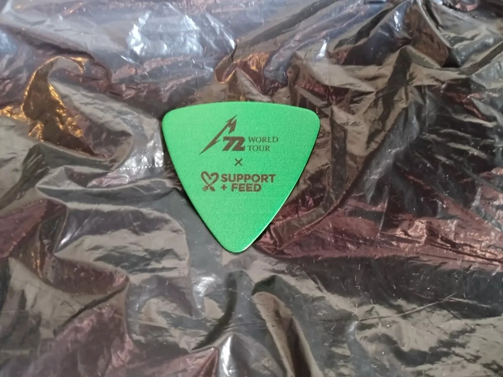 METALLICA M72 2024 World Tour Bass Guitar Pick From Chicago Show