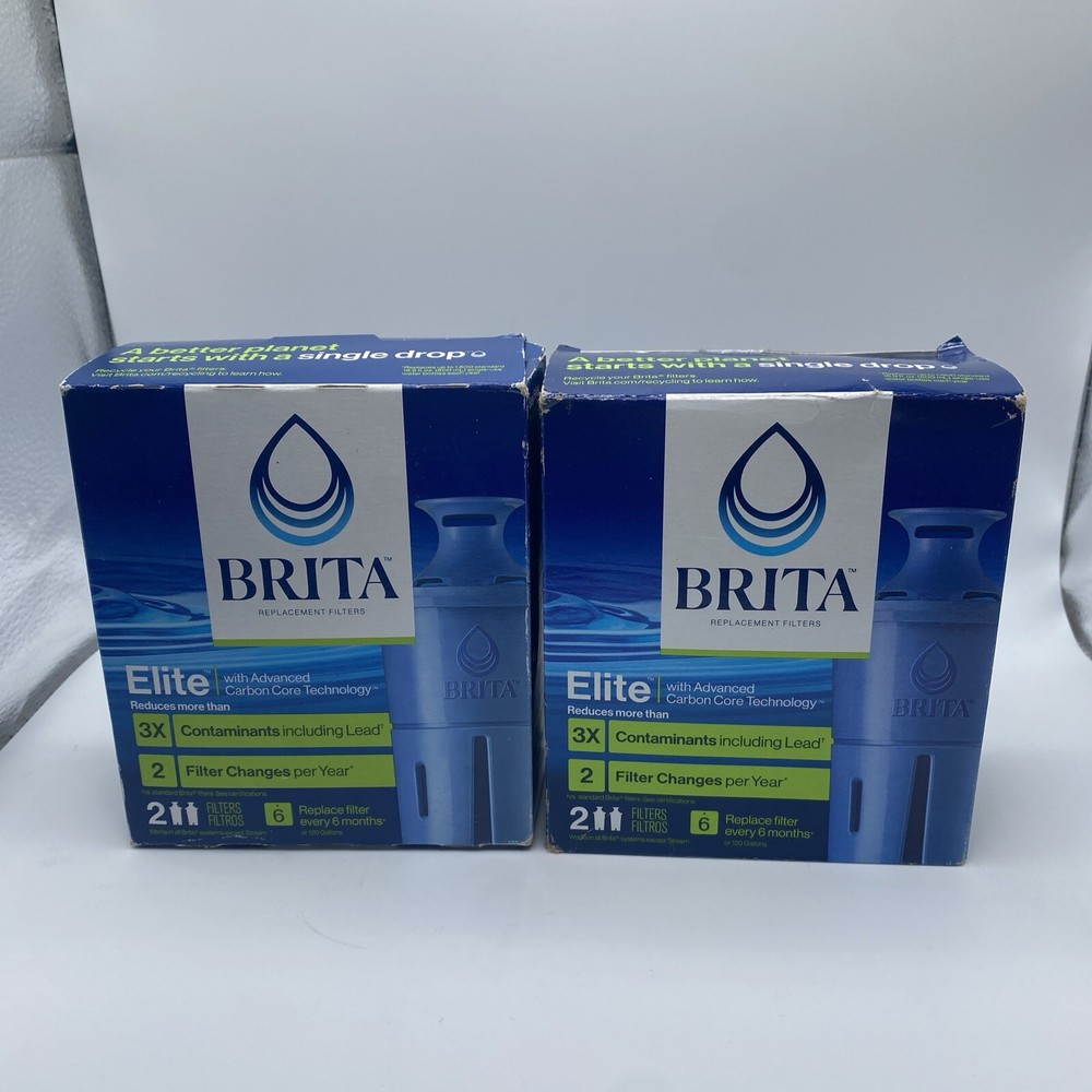 Brita ELITE Replacement Filters for Brita Pitchers - 4 FILTERS