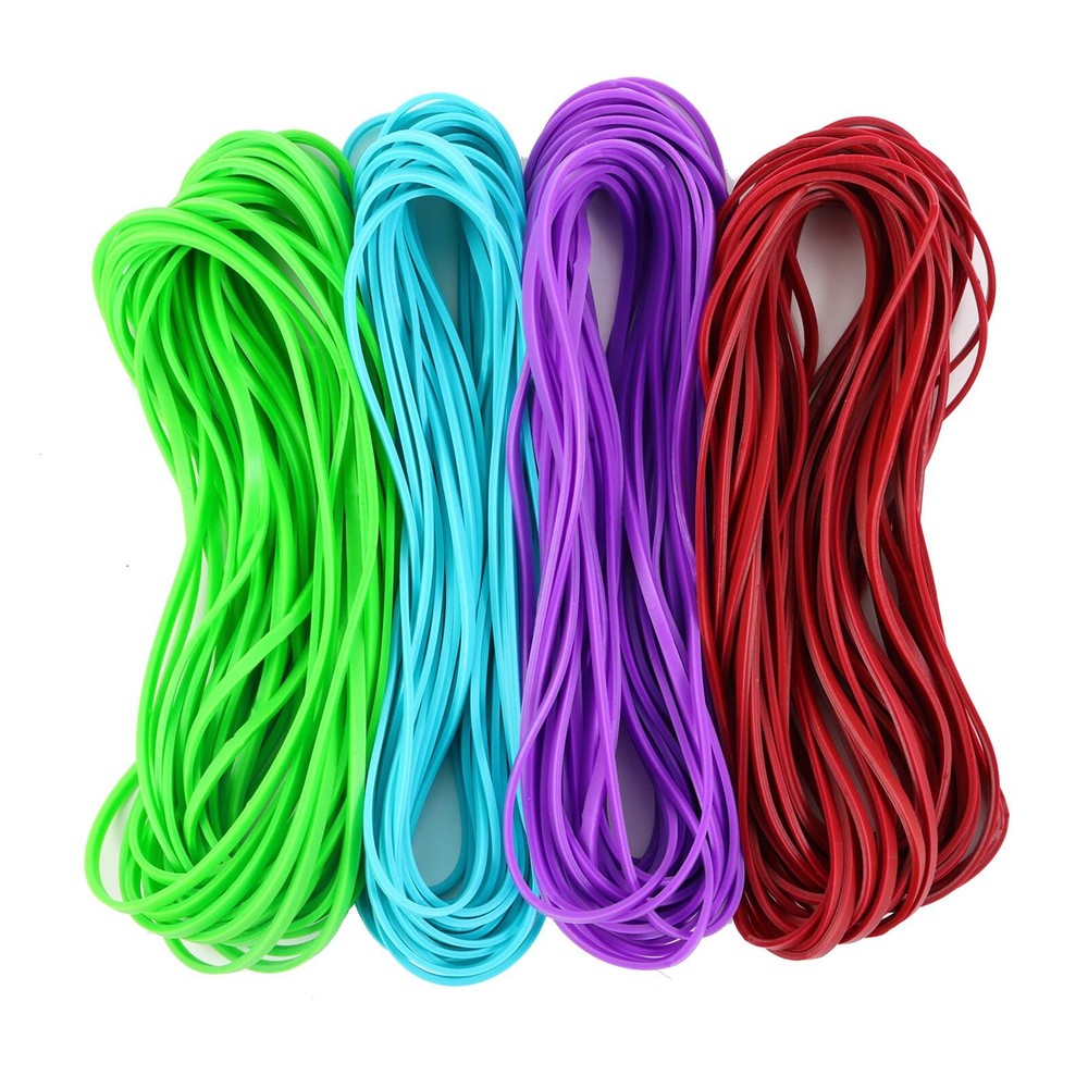 KJAHLAL Large Rubber Bands, 120 Pcs Long Rubber Bands, Heavy Duty Rubber Band...