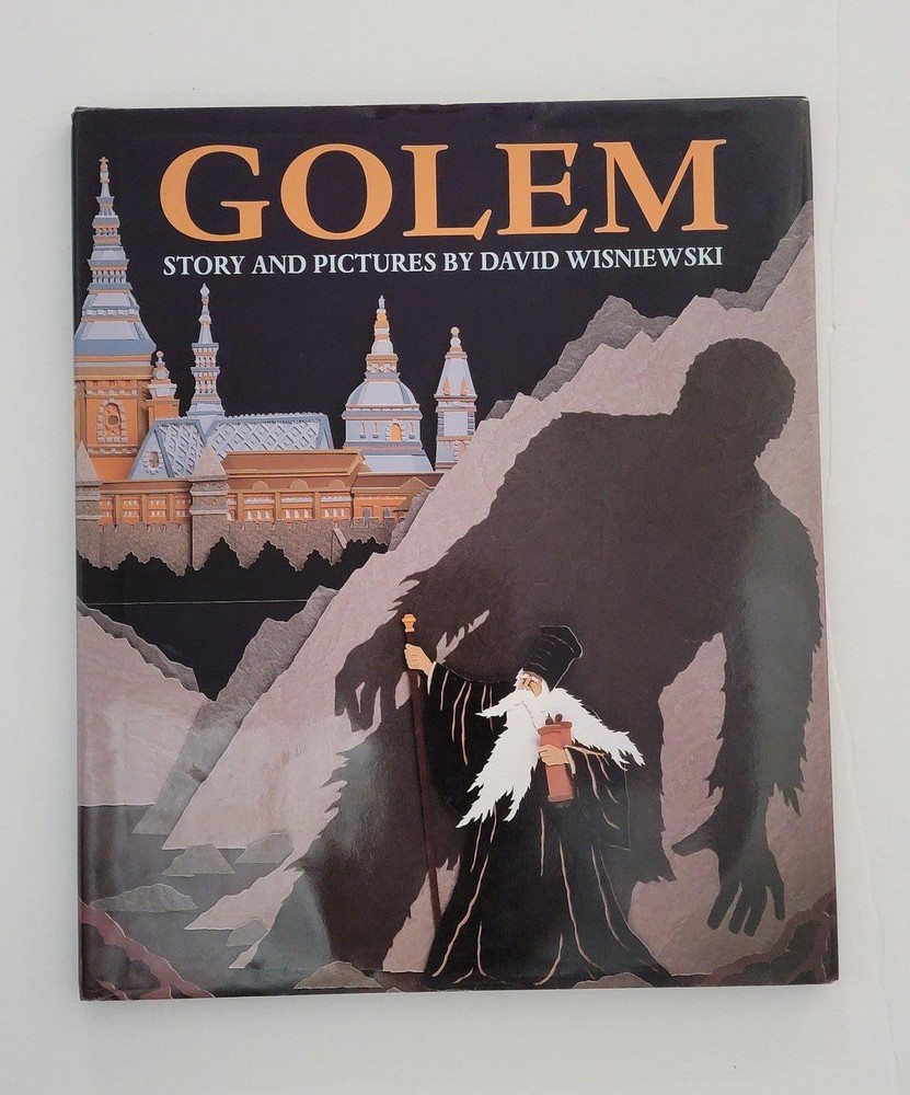 Golem Storybook by David Wisniewski Rare Hardcover Picture Book Graphic Novel