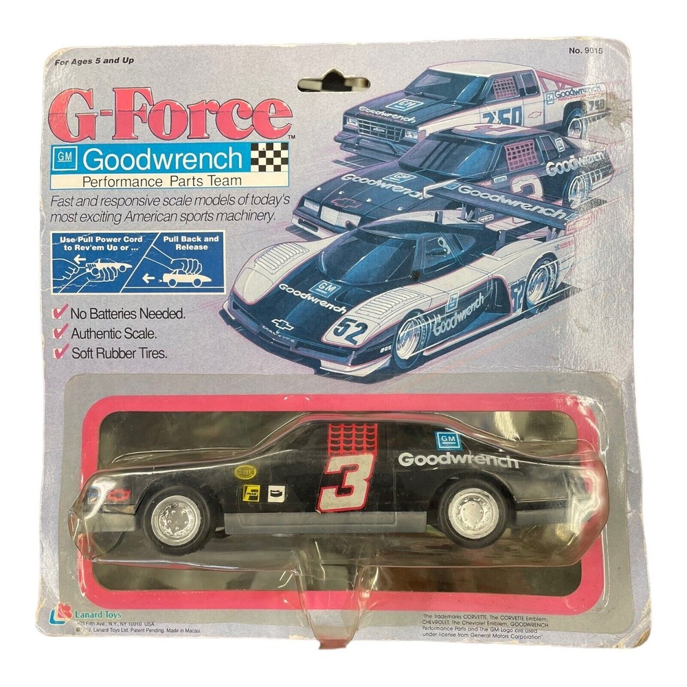 Dale Earnhardt G-Force GM Goodwrench Performance Parts Team #3 Pull Back Car
