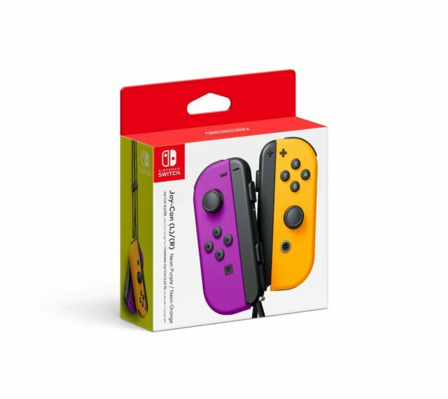 Nintendo Switch Neon Purple Joy-Con with Wrist Strap