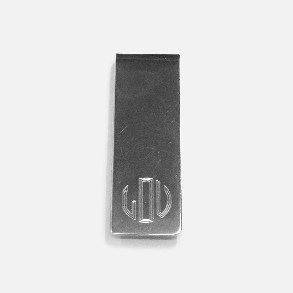 Tiffany & Co 90s Sterling Silver 925 Vintage Money Clip with Solid Pattern