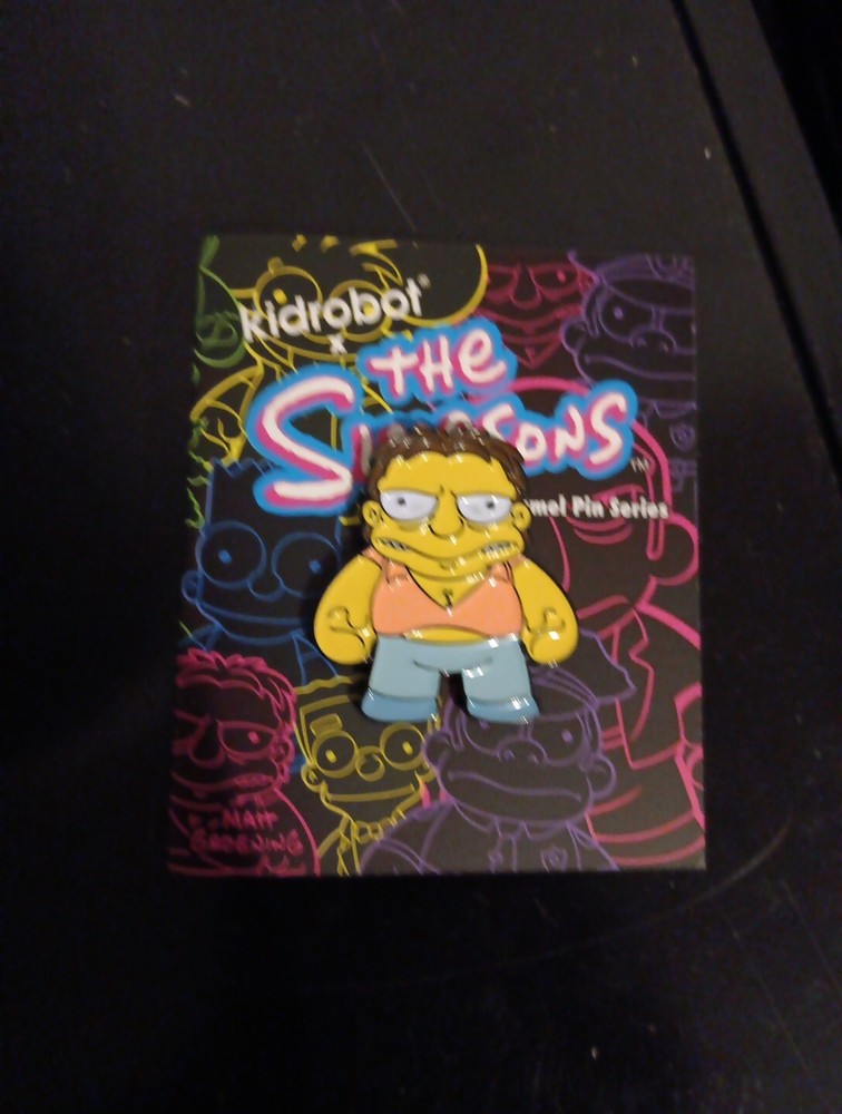 Kidrobot The Simpsons pin Barney 1/20
