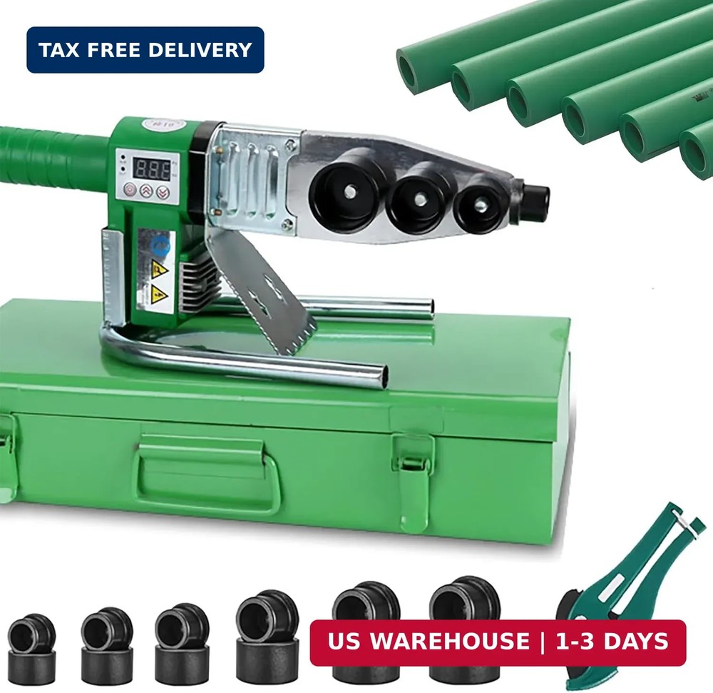 Plastic Pipe Welder Plastic Pipe 110-220V Welding Tool Pipe Welding Machine PP,