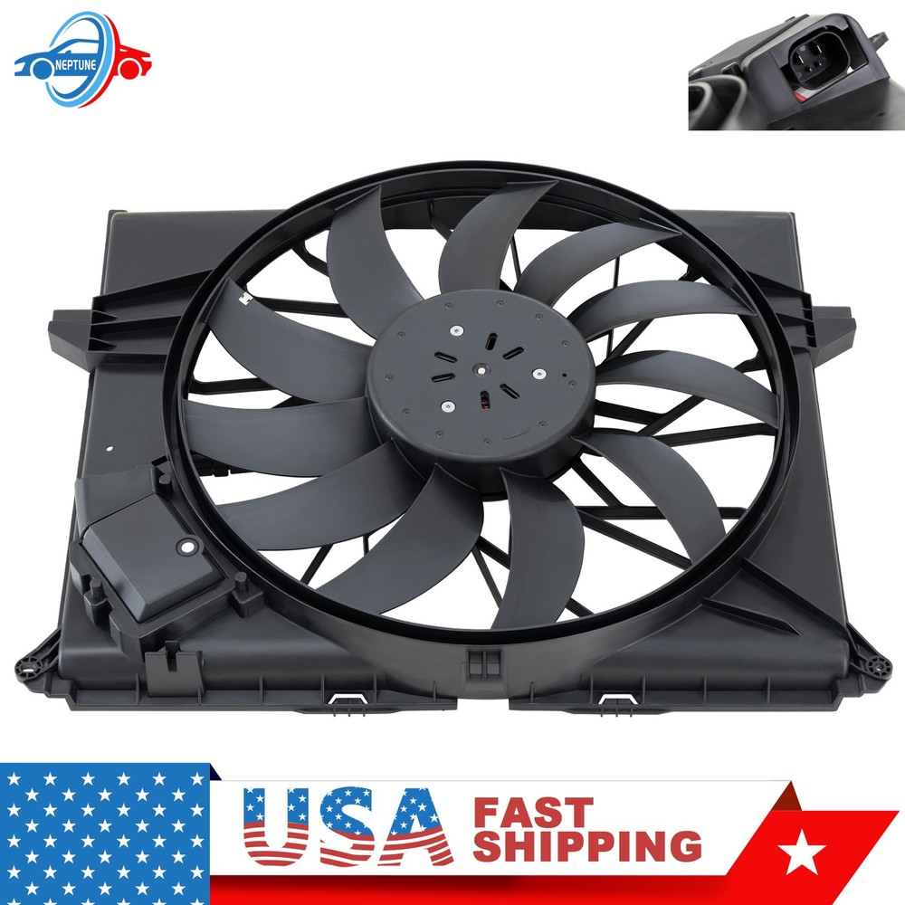 Radiator Cooling Fan Assembly For Mercedes-Benz ML GL320 350 450 500 550