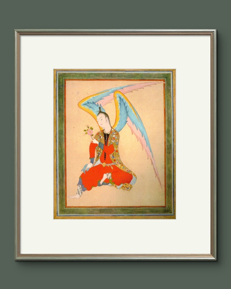 Art Print Persian Miniature Painting Small Size Wall Decor Unframed Print Poster