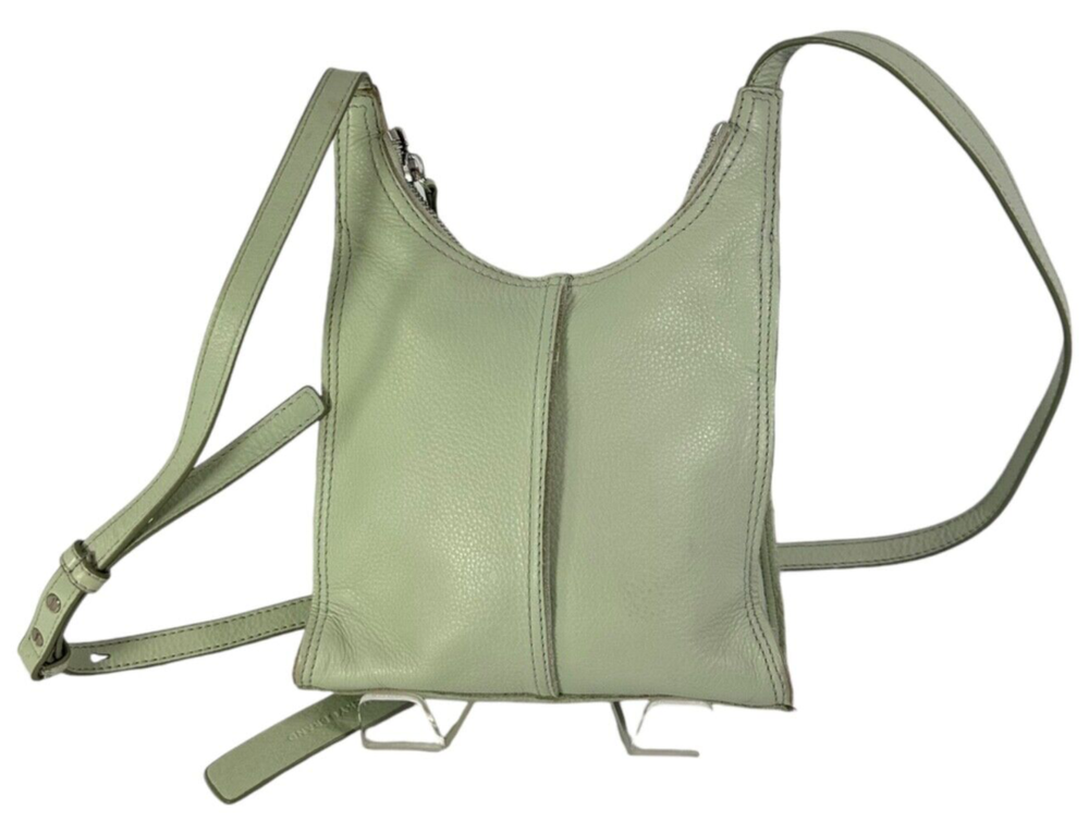 Genuine LUCKY BRAND Mint Green  Leather  Shoulder Bag Crossbody