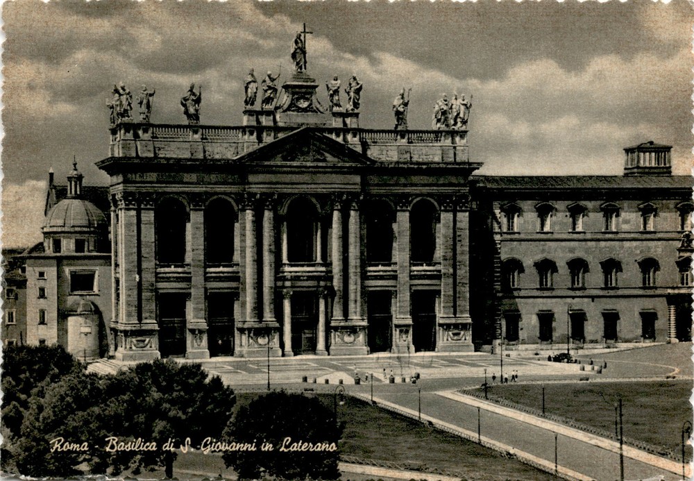 Roma, Basilica di S. Giovanni in Laterano, St. John in Laterano Church Postcard