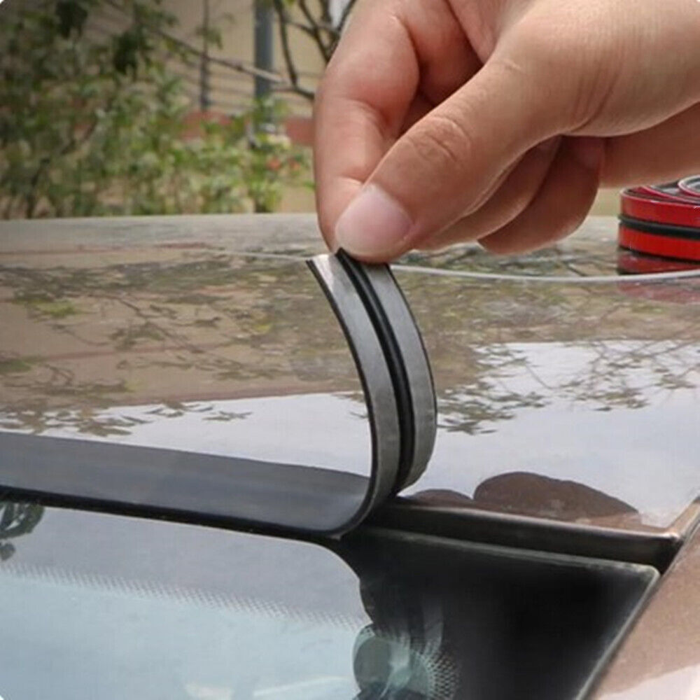 2M Car Windshield Roof Seal Strips Noise Insulation Rubber Sticker Accessories
