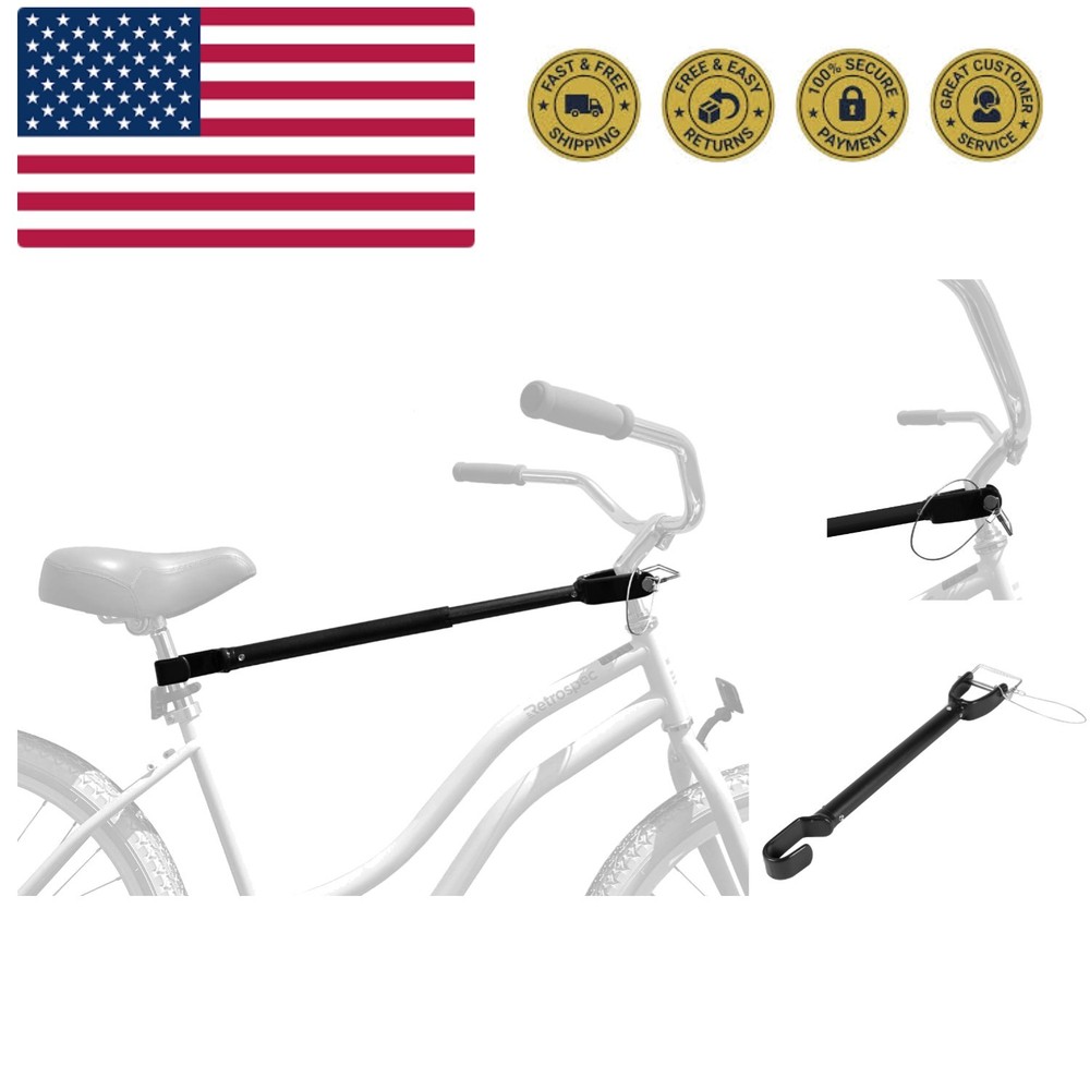 Bike Rack Cross-Bar Adapter - Universal Top Tube Frame Mount for Car Racks - ...