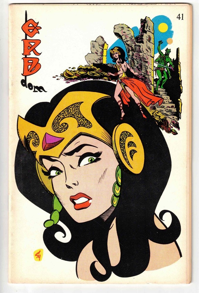 Edgar Rice Burroughs Erbdom #41 1970 Gga Cover Prozine Nice!
