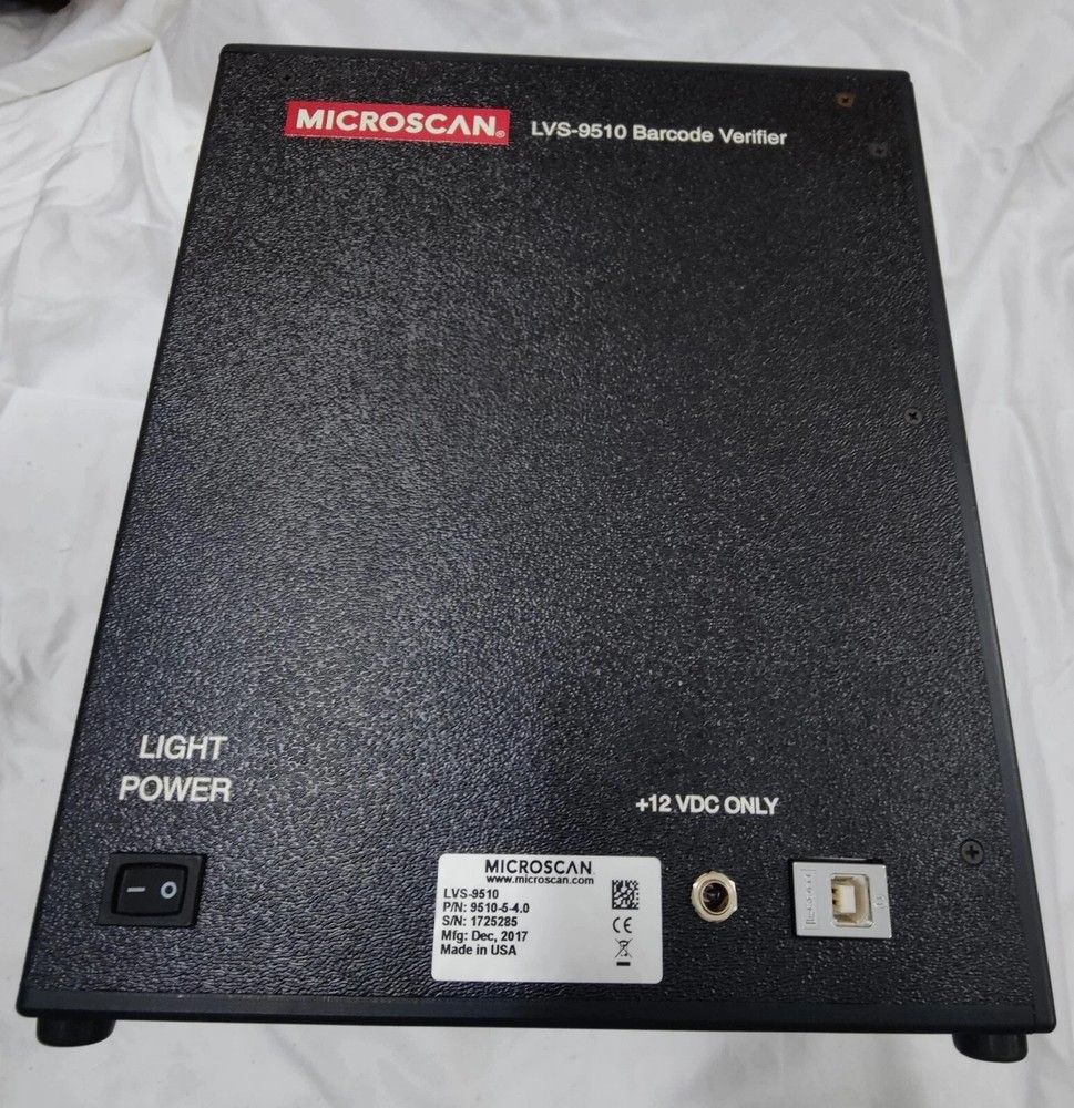 MICROSCAN LVS-9510-5-4.5 Desktop Barcode Verifier