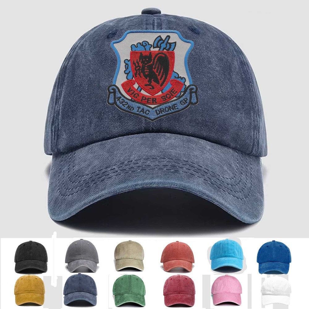 Custom Embroidered Hat 432nd TAC Drone Group, Veteran Cap, Trucker Hat, Gift