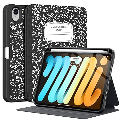 Case for iPad mini 7 (2024) 8.3 Inch with Pencil Holder & Auto Wake/Sleep