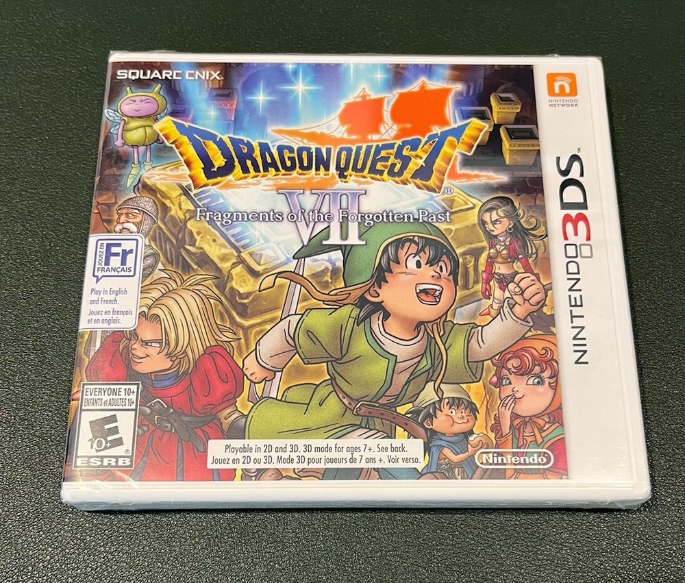 Dragon Quest VII Fragments of the Forgotten Past Nintendo 3DS 2016 New