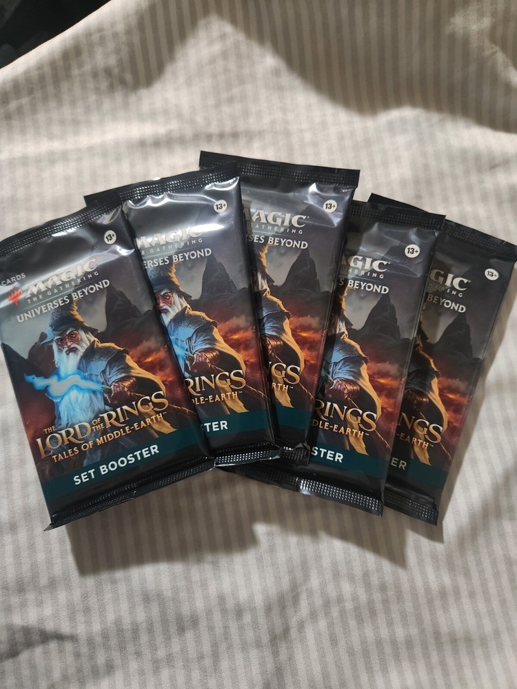 5 MTG  Lord of the rings - Tales of Middle-Earth - Set booster packs - New