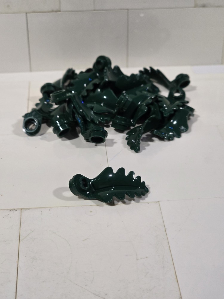 Lego, 20 Count, Dark Green Fern Element